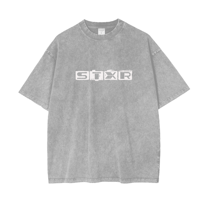 STXR Acid Wash Oversize T-Shirt - 250 GSM