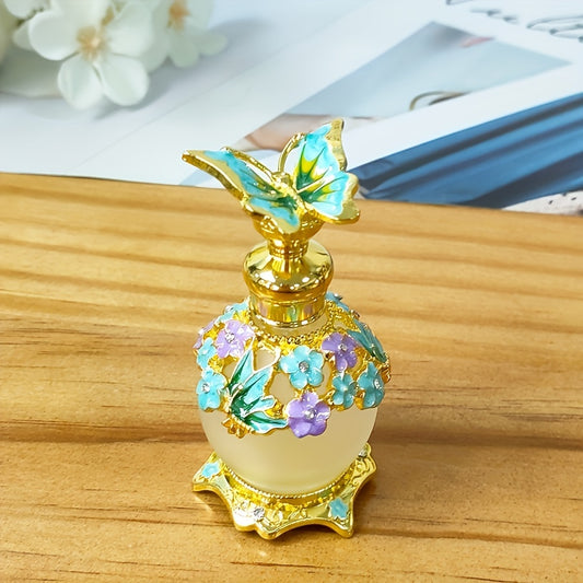 Vintage Asian Style Glass Perfume Bottle