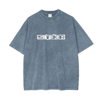 STXR Acid Wash Oversize T-Shirt - 250 GSM