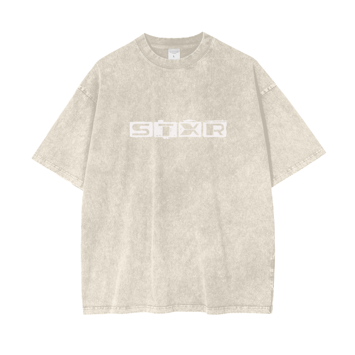 STXR Acid Wash Oversize T-Shirt - 250 GSM