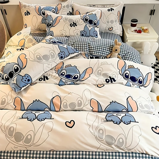 4pc Stitch Bed Cover